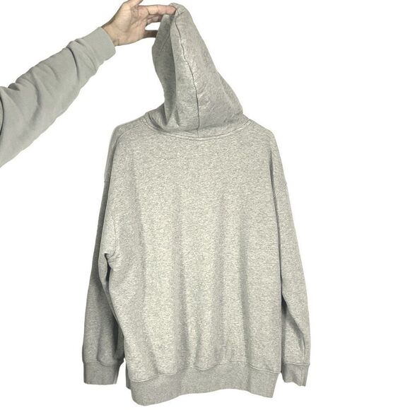 Nike Women's Grey Hoodie, Medium, Drawstring, 80% cotton/20% poly - Picture 5 of 8